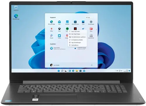 Ноутбук Lenovo Ideapad 3 17ITL6 серый 17.3"